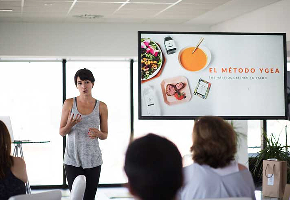 Izanami Martínez en Ygea Wellness School Izanami Martínez en Ygea Wellness School