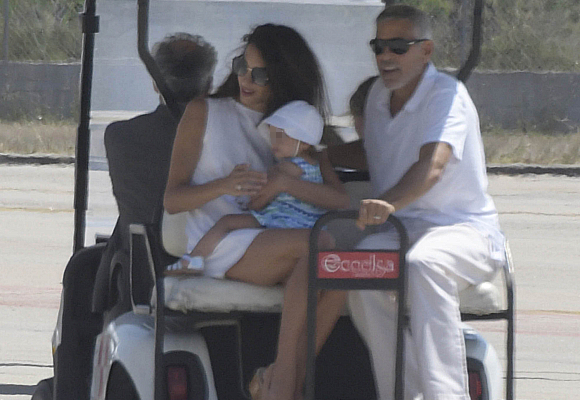 George y Amal Clooney