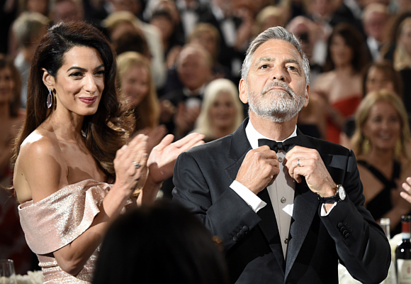 George y Amal Clooney