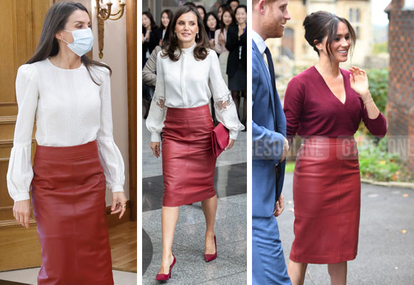 Letizia Meghan faldas (Fotos: Gtres)