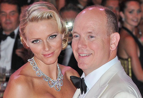 Charlene de Mónaco y el príncipe Alberto