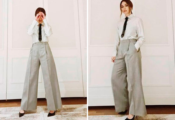 Dad pants Blanca Suárez