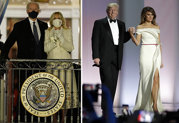 Jill Biden y Melania Trump