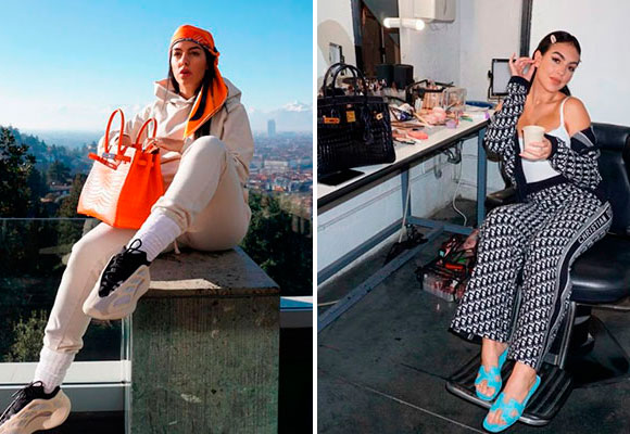 Georgina en chándal