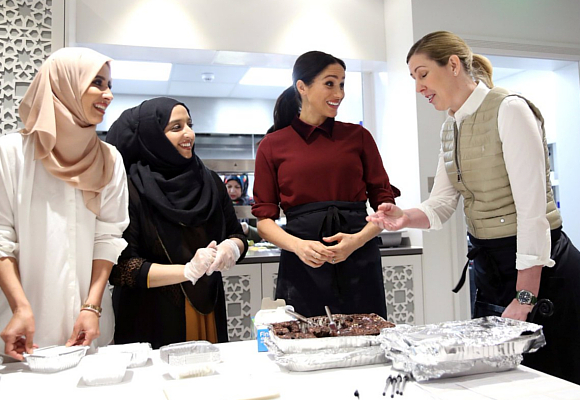 Meghan Markle y Clare Smyth