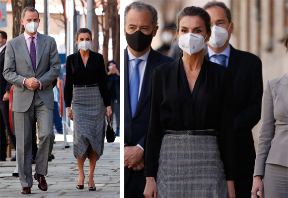 Letizia falda asimetrica