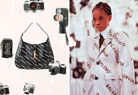 gucci y balenciaga