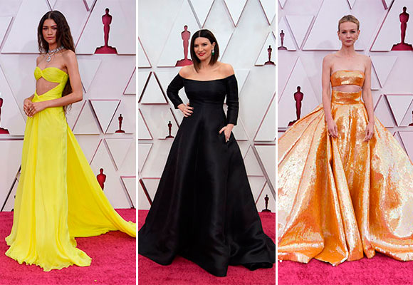 Zendaya, Laura Paussini y Carey Mulligan