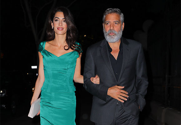 George y Amal Clooney