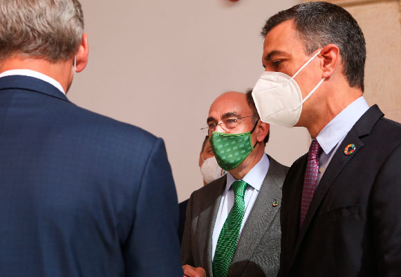 Ignacio Galán y Pedro Sanchez