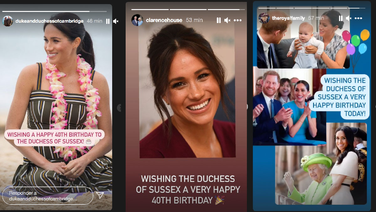 meghan markle felicitaciones