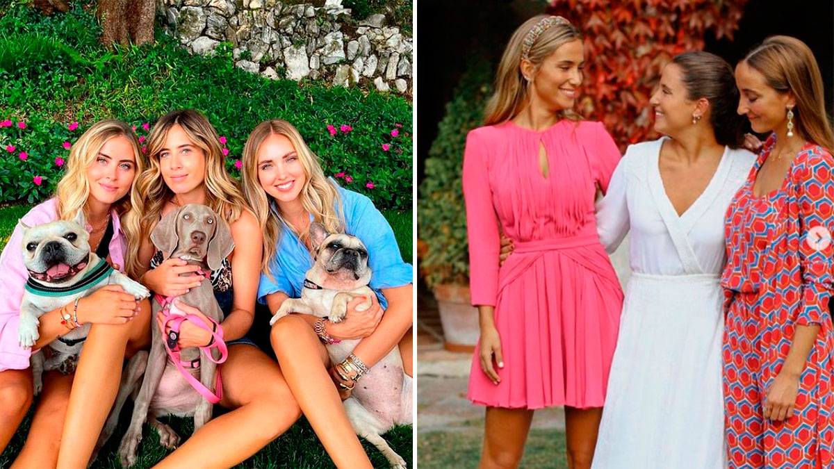 hermanas María Pombo y Chiara Ferragni