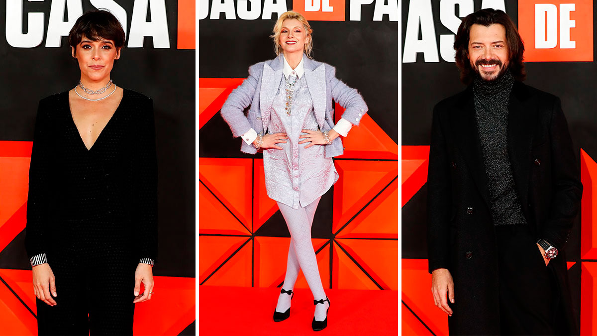 Belén Cuesta, Nawja Nimri y Álvaro Morte