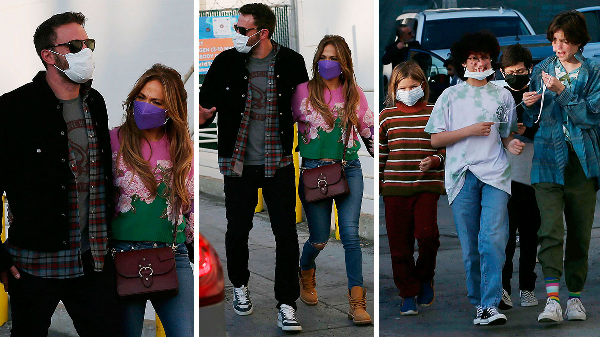 Jennifer Lopez, Ben Affleck e hijos