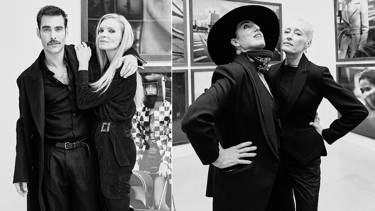 Rossy de Palma y Marie Sophie Wilson Jon Kortajarena y Esther Cañadas (Foto: Instagram)