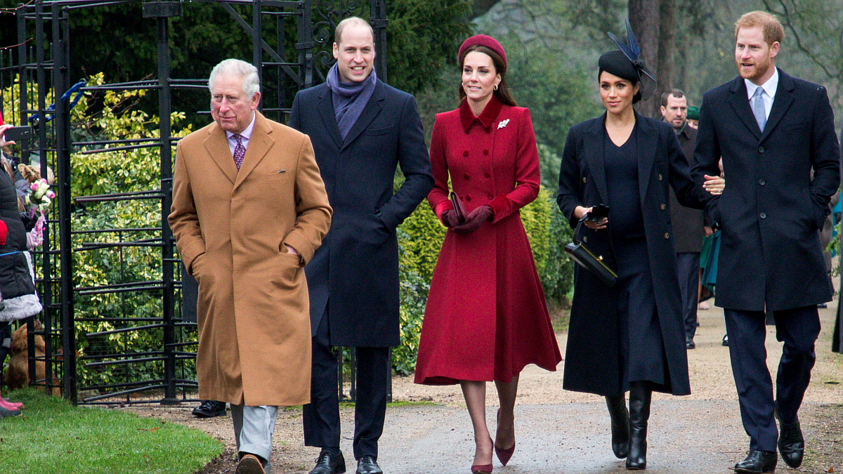 Sandringham Carlos William Harry Meghan Kate (Foto: Gtres)