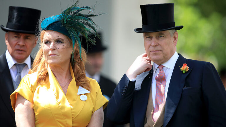 Sarah Ferguson y el príncipe Andrés