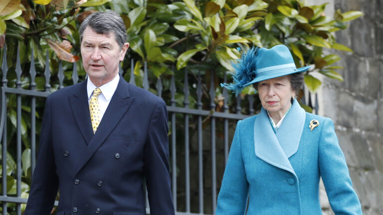 Sir Timothy Laurence y la princesa Ana