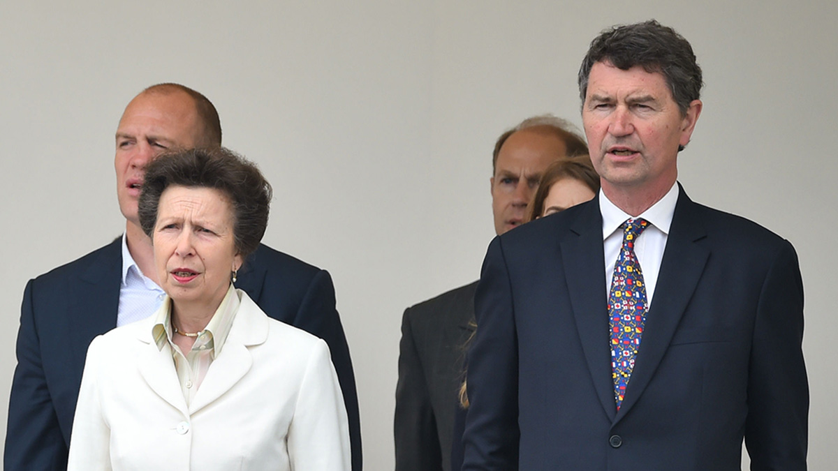 Sir Timothy Laurence y la princesa Ana