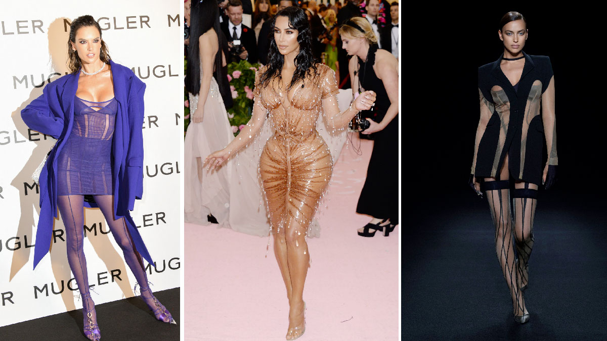 famosas vestidas de mugler