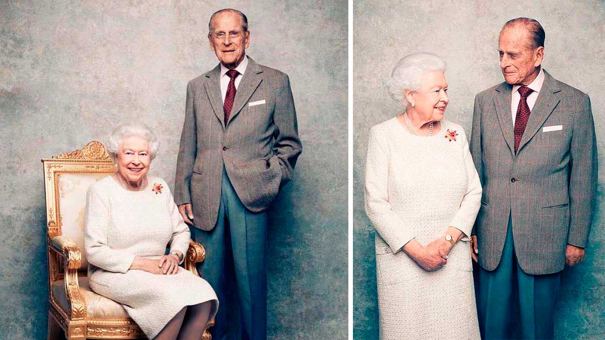 Isabel II y duque Edimburgo