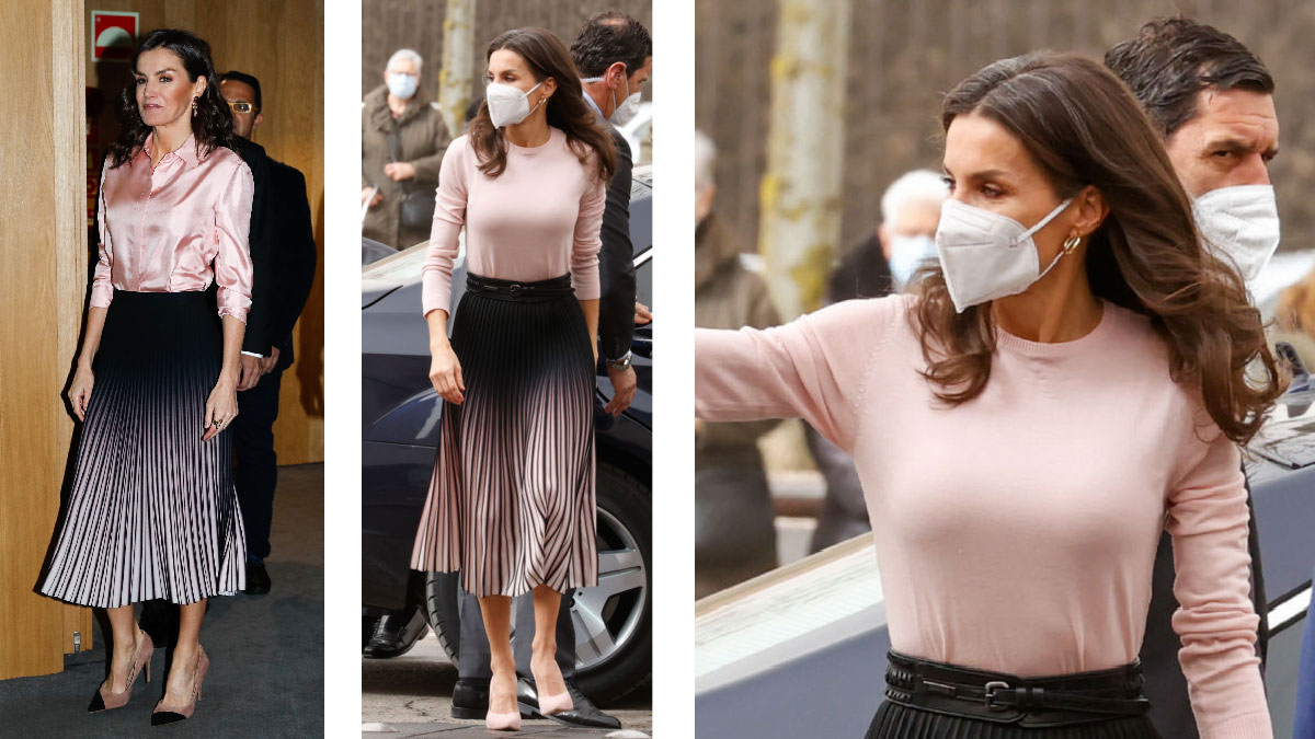 letizia falda plisada