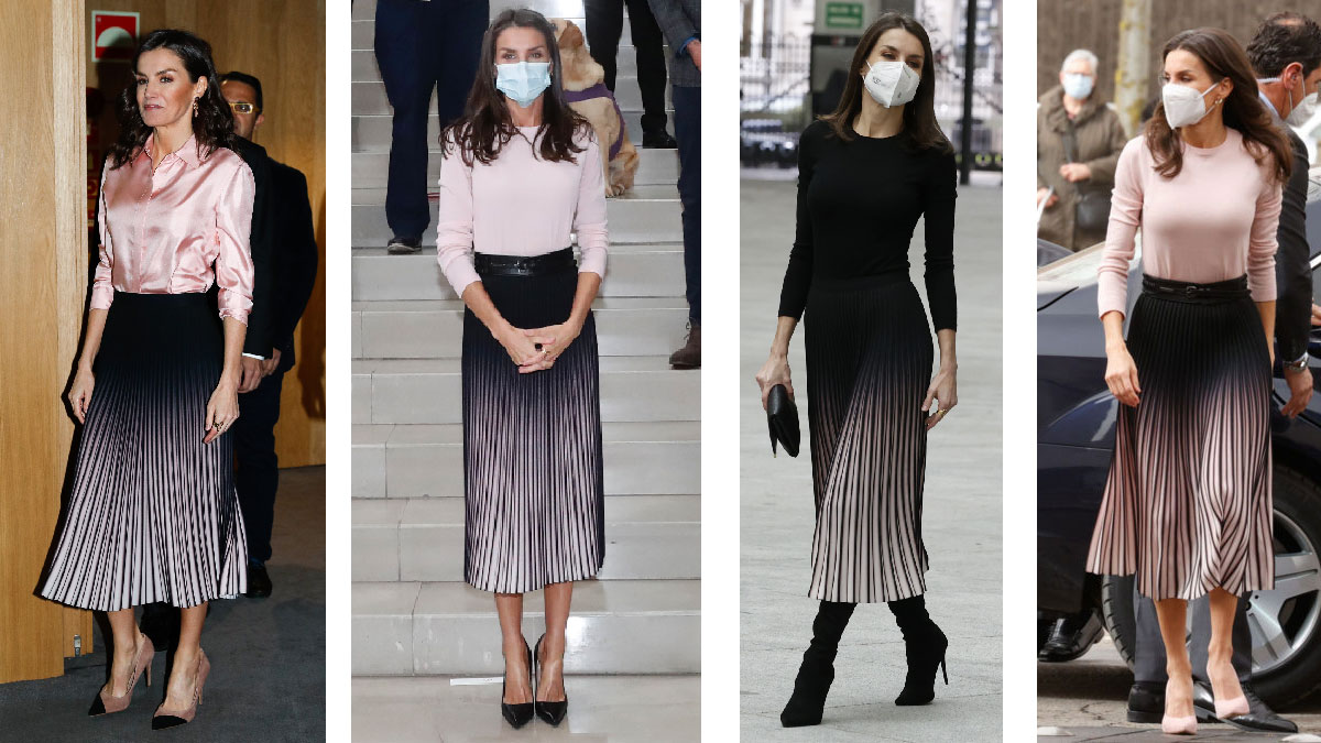 letizia falda plisada