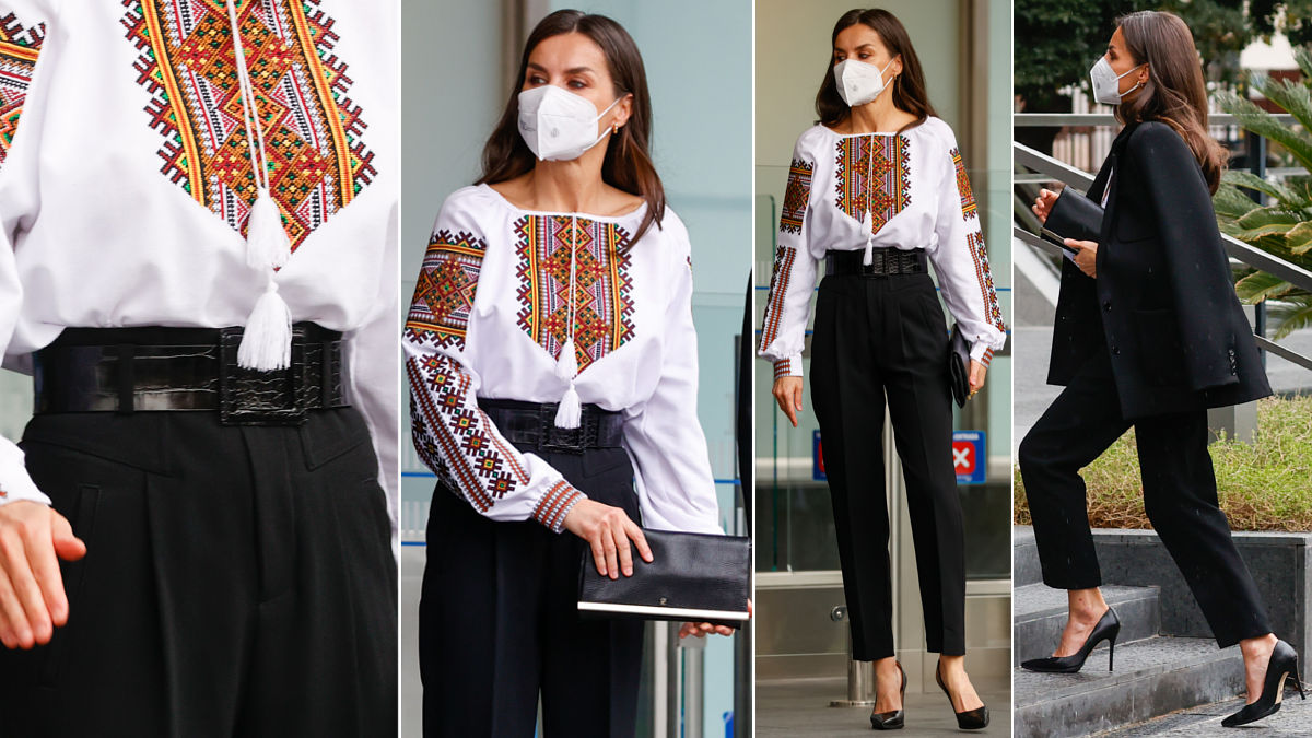 Letizia blusa Ucrania (Foto: Letizia)