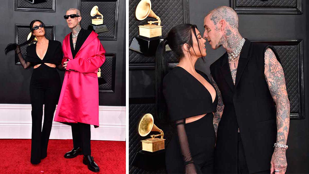 Travis Barker y Kourtney Kardashian