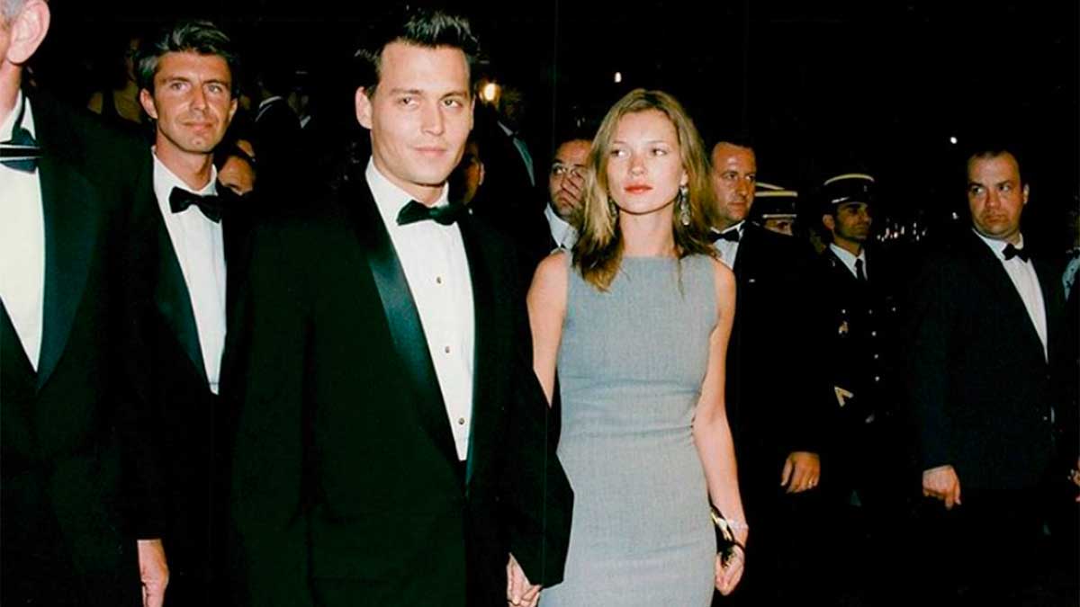 Johnny Depp y Kate Moss