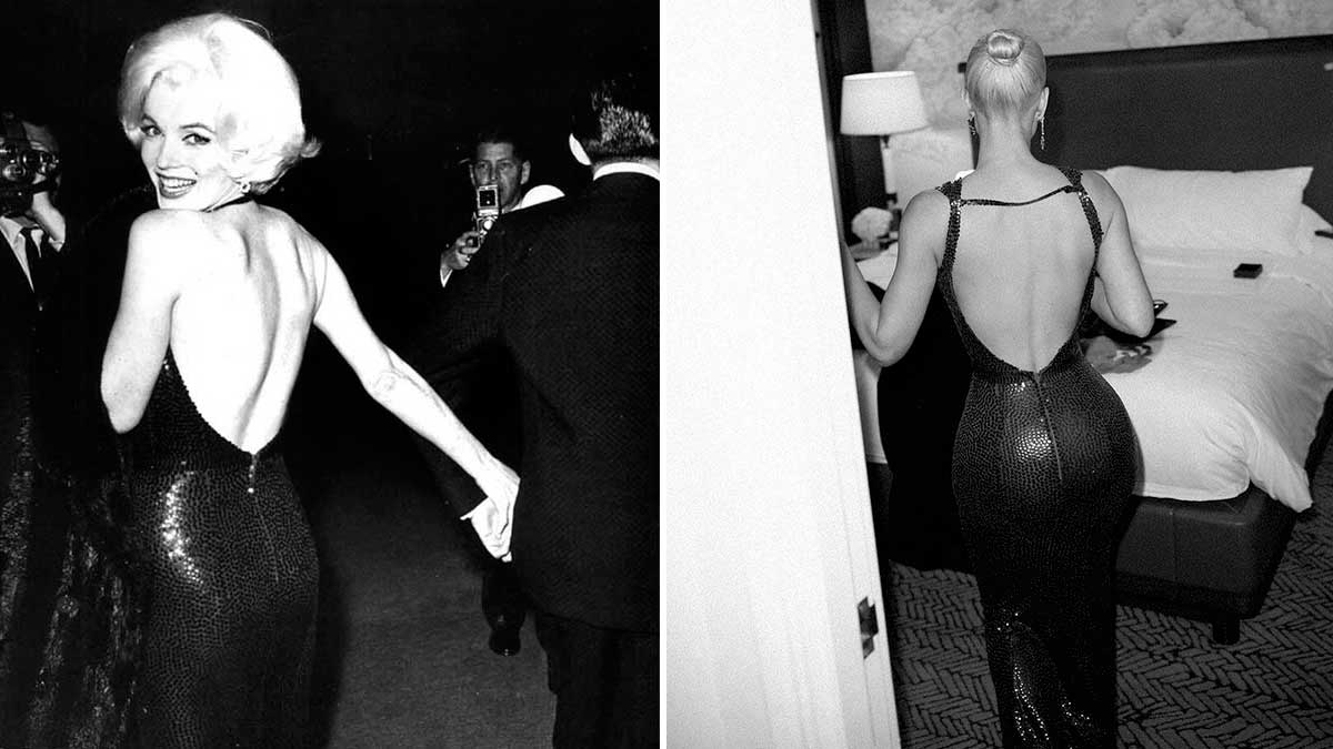 Kim Kardashian y Marilyn Monroe