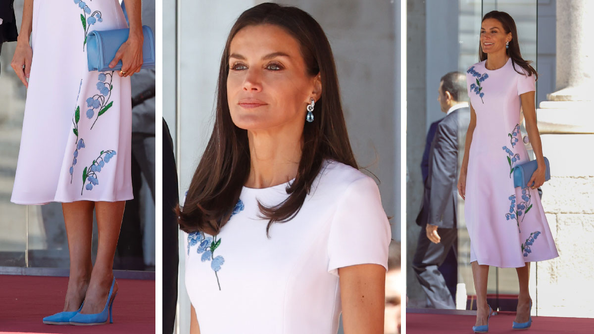 letizia vestido flores