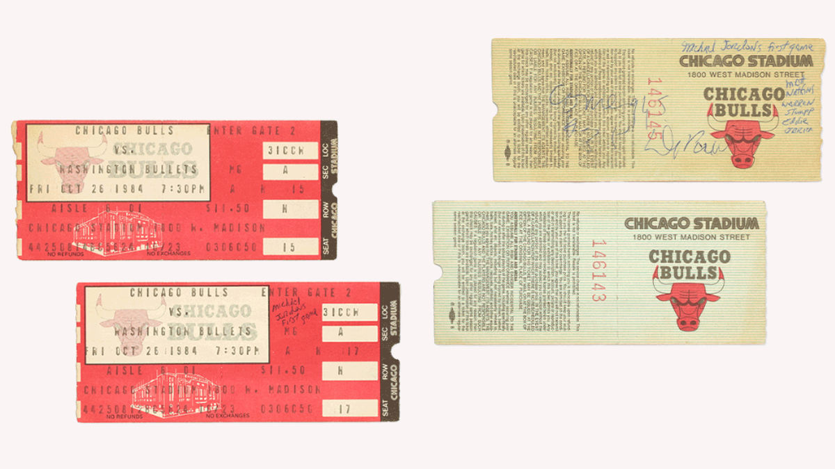 Entradas Michael Jordan (Foto: Bonhams)