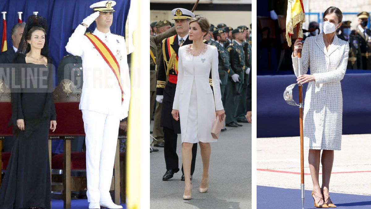 letizia entrega bandera