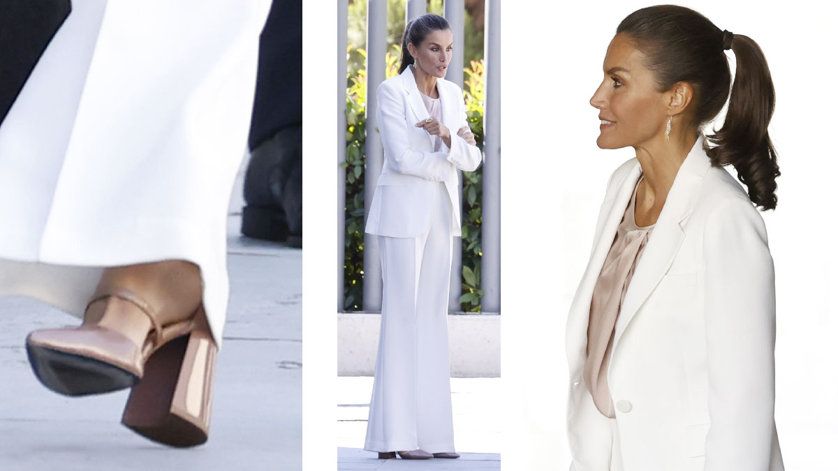 letizia traje blanco