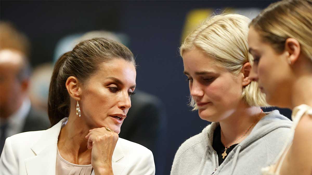 Letizia y nietas Biden