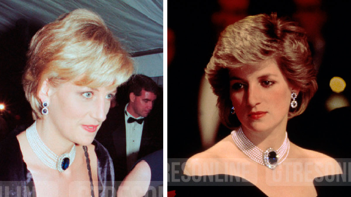 pendientes zafiros lady di