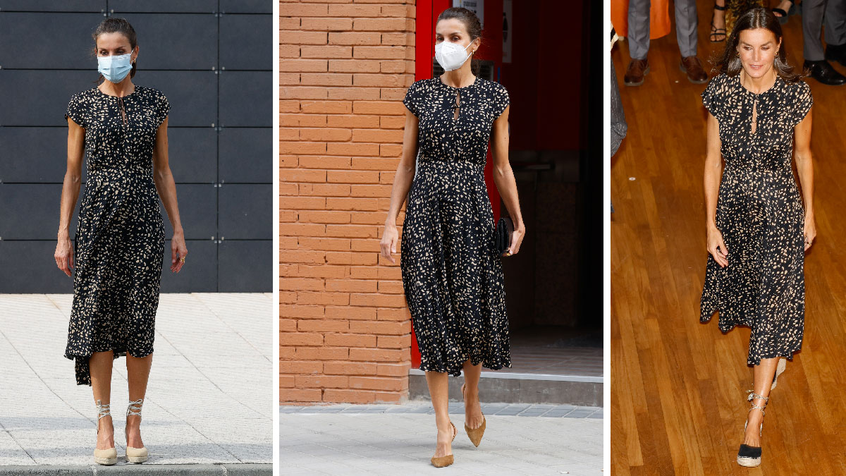letizia falso vestido lunares