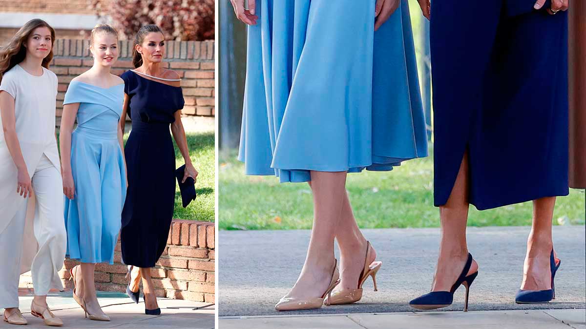 zapatos letizia y leonor