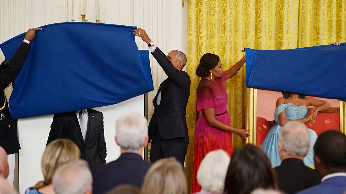 Brack y Michelle Obama