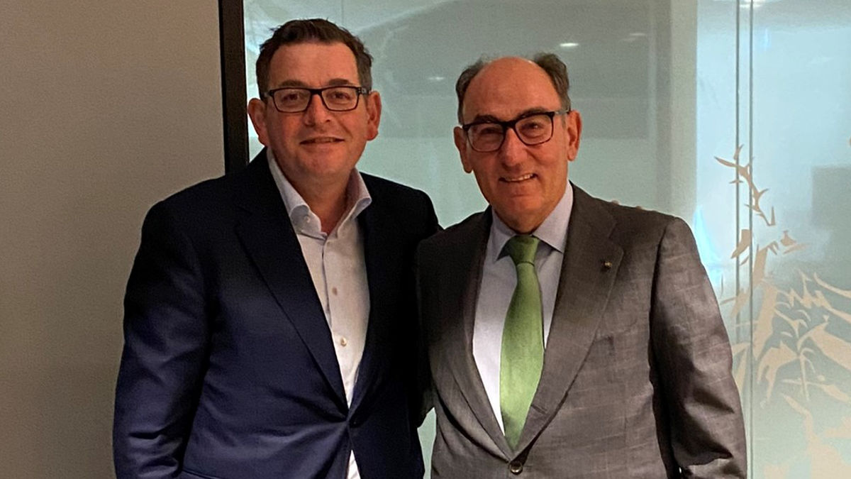 Ignacio Galán Daniel Andrews (Foto: Iberdrola)