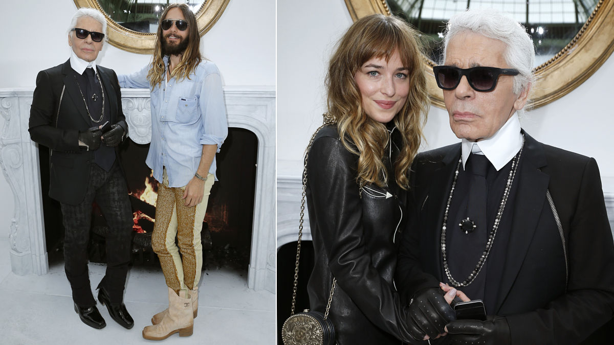 Jared Leto Karl Lagerfeld Dakota Johnson (Foto: Gtres)