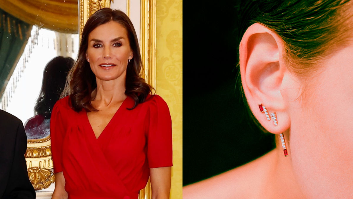 Letizia Vestido Rojo Aranjuez Cervantes (Fotos: Casa Real/ Gold&Roses)