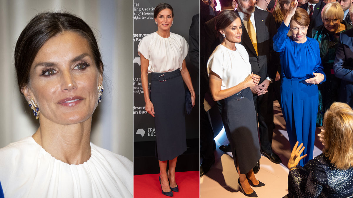 Letizia pendientes Alemania Sofía (Foto: Gtres)