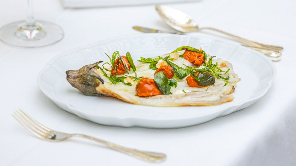 palm court berenjena