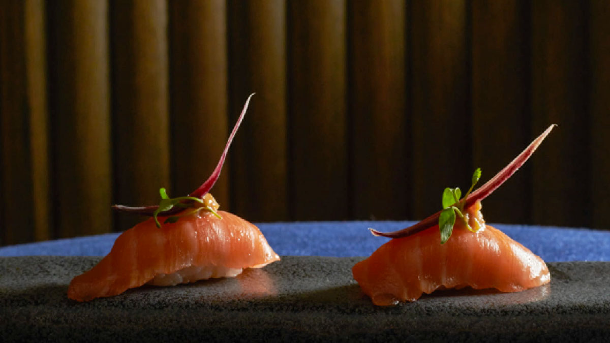 nigiri de salmon isa gastrobar