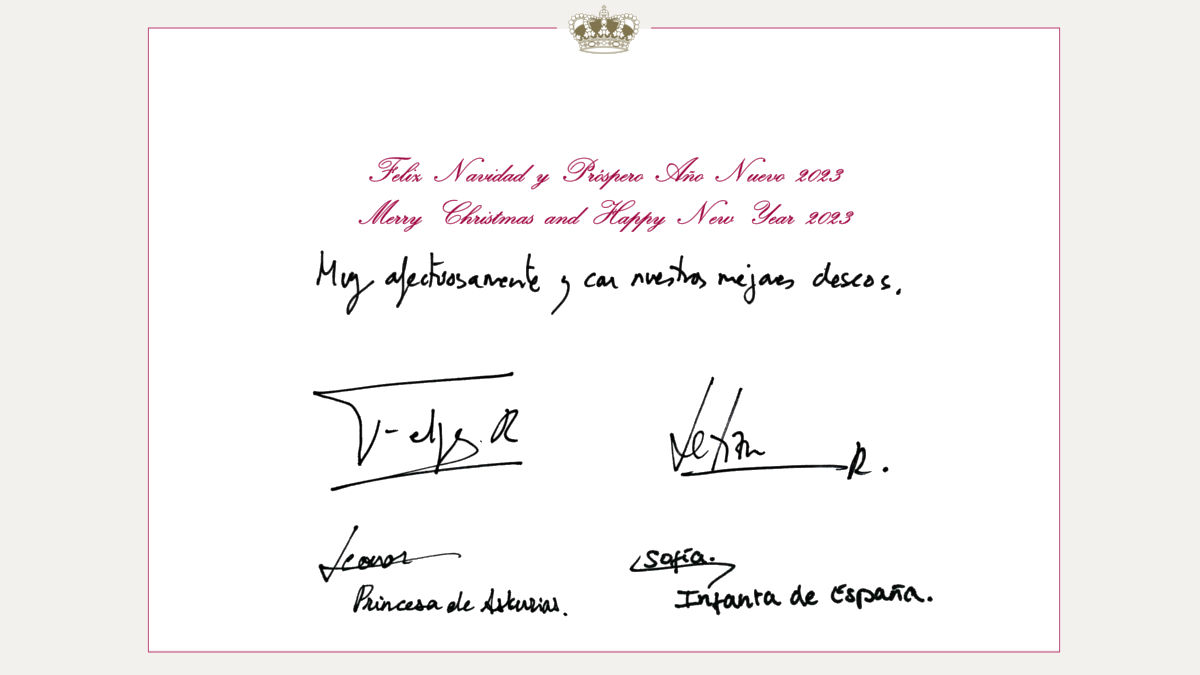 Leonor Sofía Navidad (Foto: Casa Real)