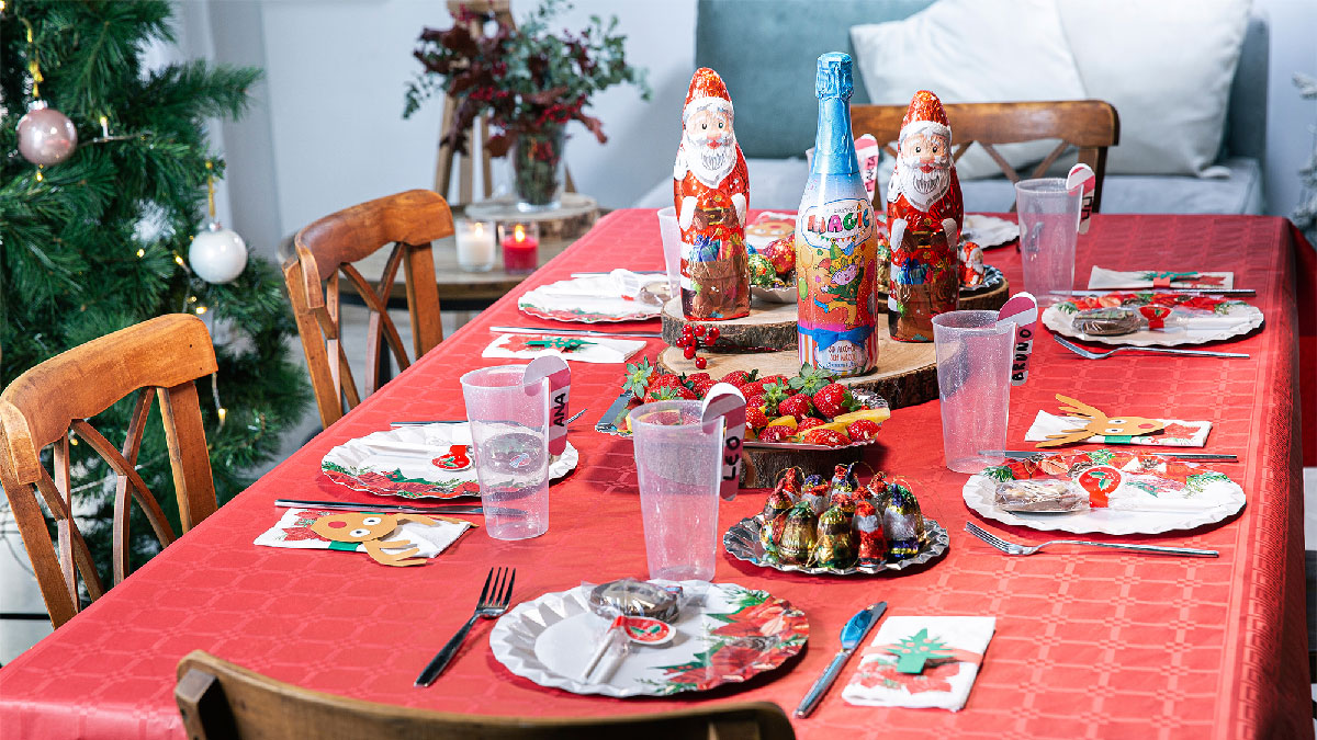 mesa navidad infantil mercadona
