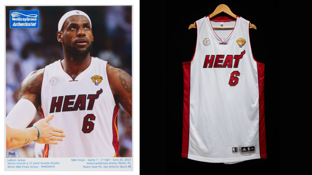 LeBron James camiseta (Foto: Sotheby's)