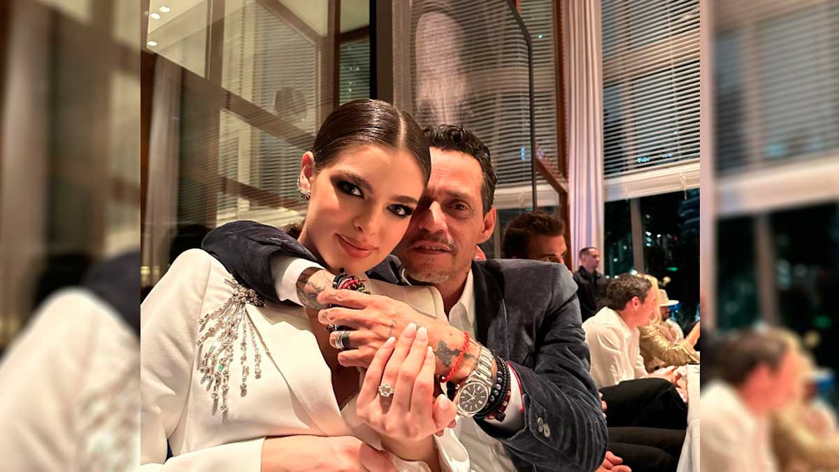 Marc Anthony y Nadia Ferreira